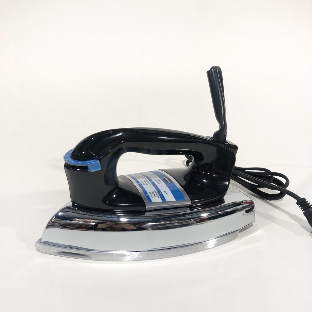 PLANCHA PESADA CLASICA BASE/ALUM 1200W NEGRO/PLATEADO -UMCO 7601 UMCO