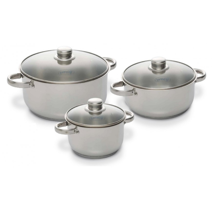 JUEGO DE CALDERO 3PZS INDUC BRILLIANCE -UMCO