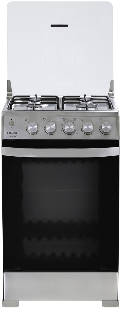 COCINA ERIKA 21" 4Q HORNO CON GRILL INOX/-ECOLINE