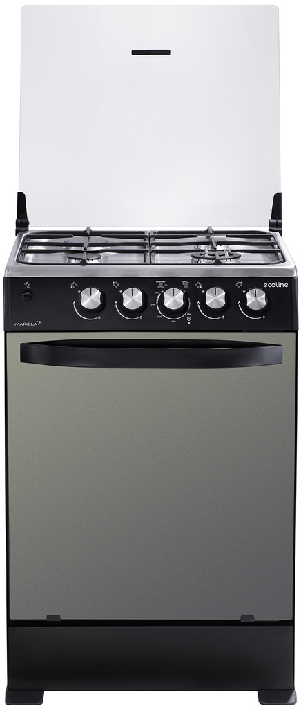 COCINA MARIELA 24" HORNO CON GRILL NEGRO/MATE-ECOLINE