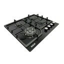 ENCIMERA EMPOTRABLE A GAS VIDRIO 4Q NEGRO RCA