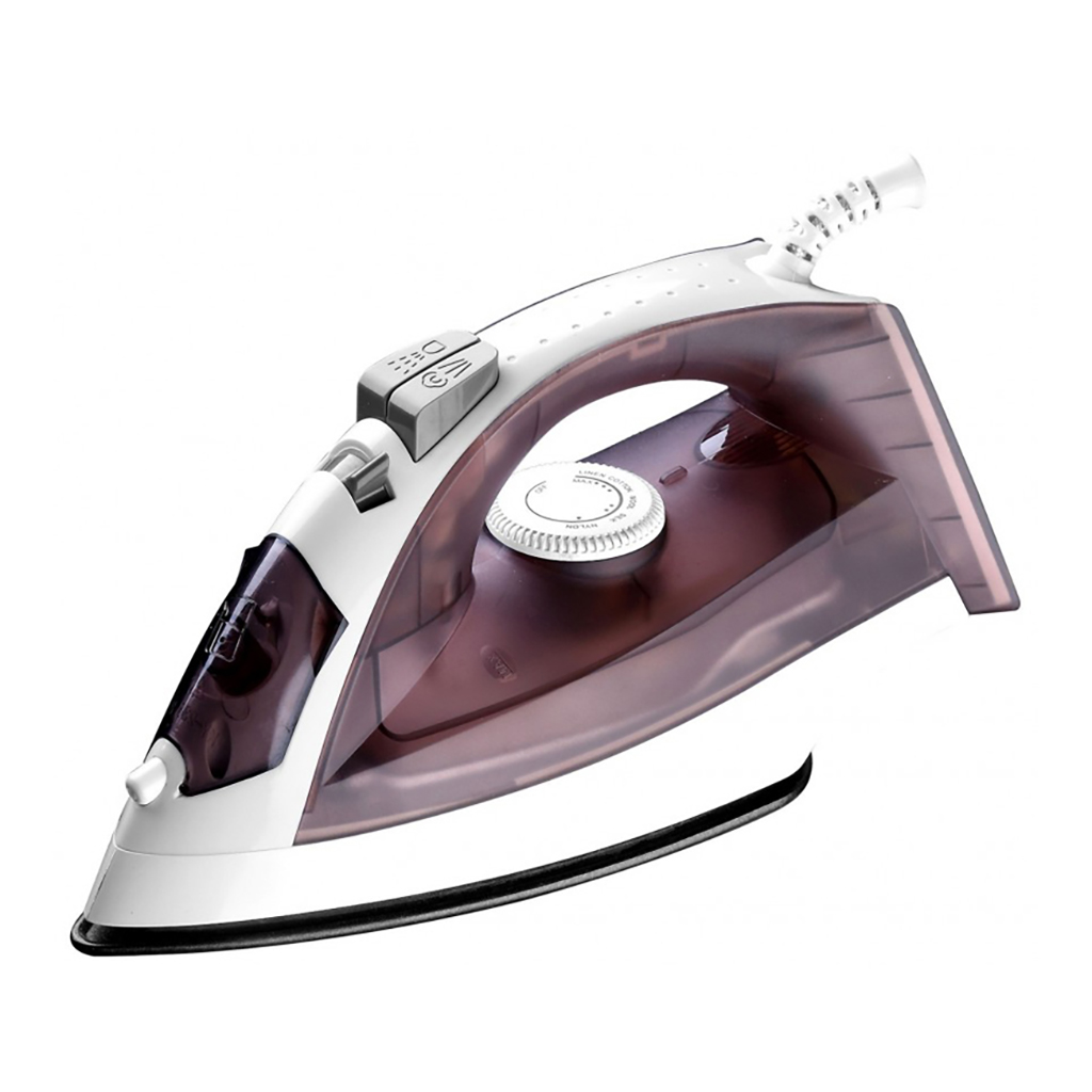 PLANCHA SECO VAPOR BASE INOX 1400W CAFE BLANCO UMCO