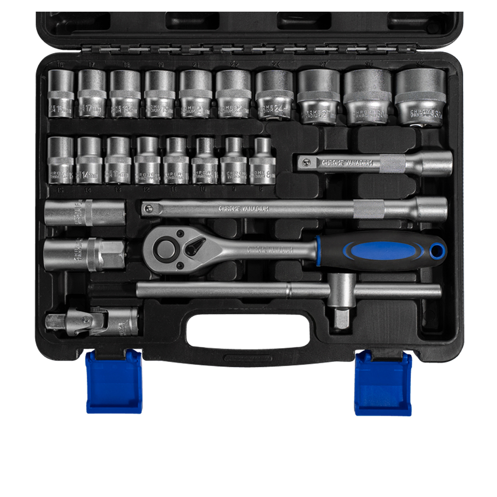 JGO DE DADOS 1/2" 25PCS -BP