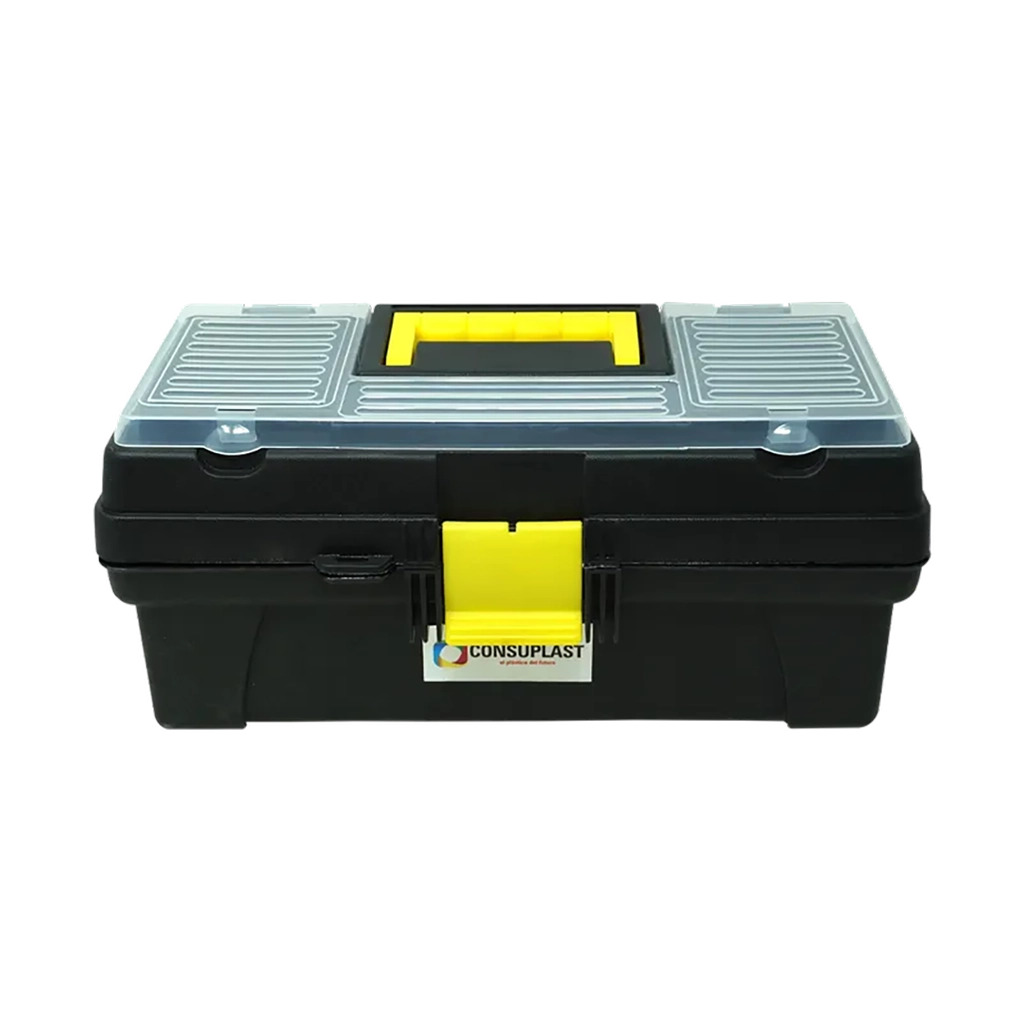 CAJA DE HERRAMIENTAS 14" NEGRO/AMARILLO -CONSUPLAST 58PECH1