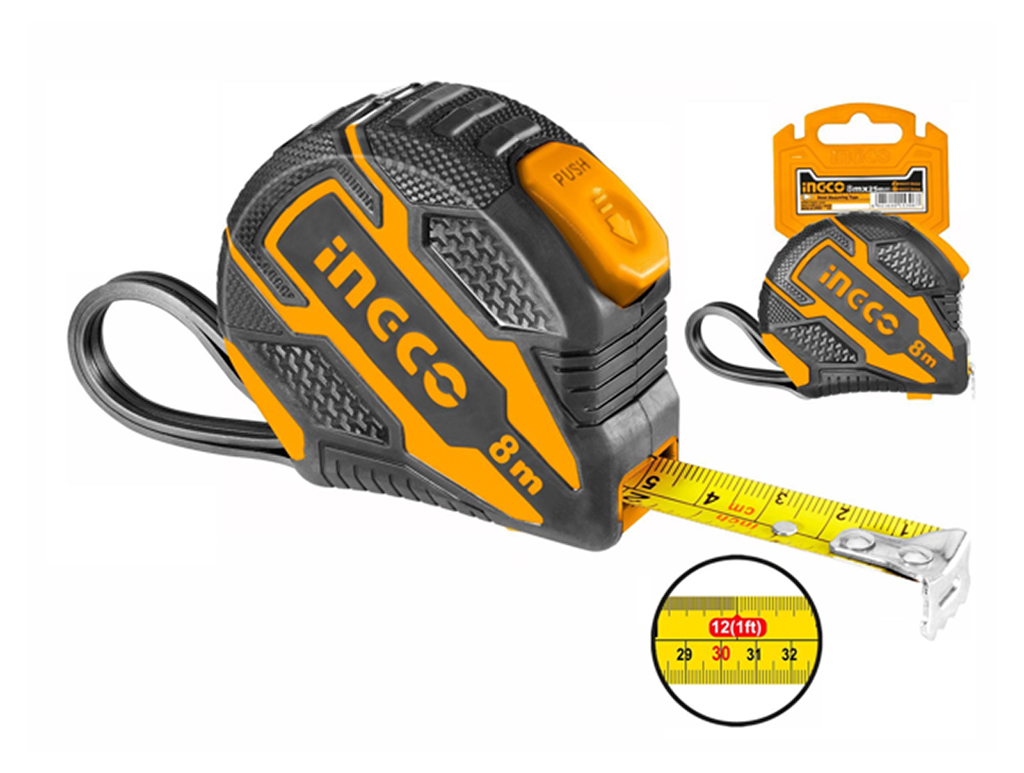 FLEXOMETRO 8MT INDUSTRIAL AMARILLO-INGCO