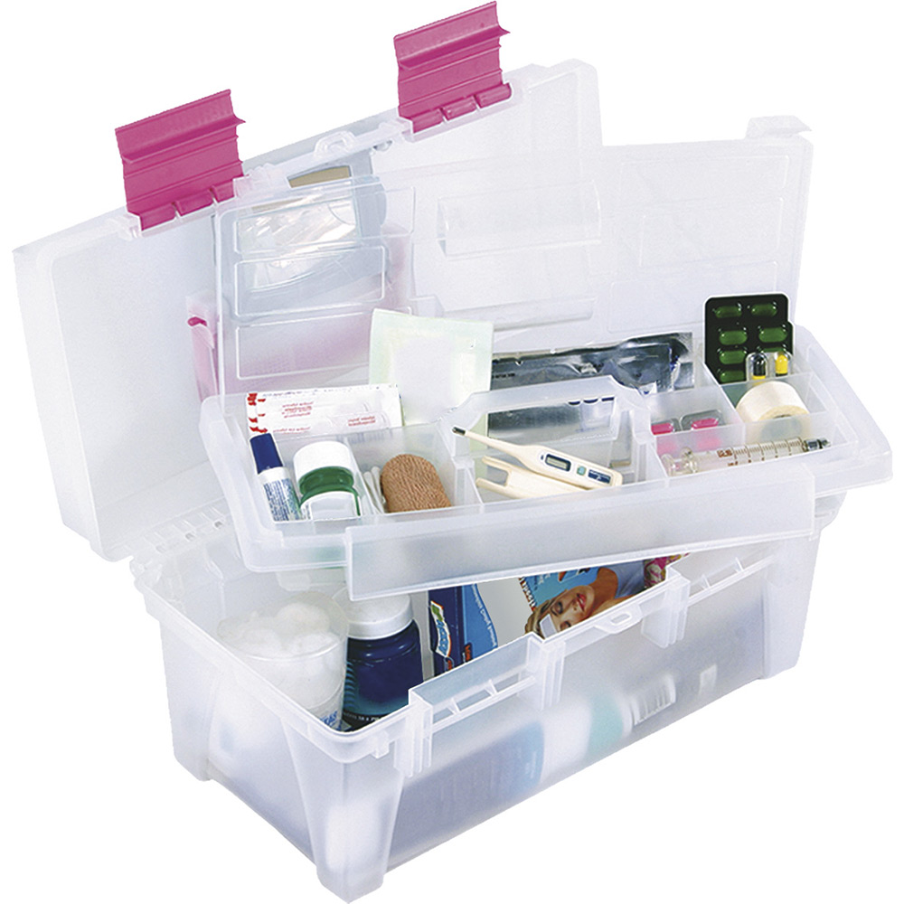 CAJA DE HERRAMIENTA 16" VANITY ROSADO-RIMAX