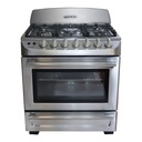 COCINA 5Q CON HORNO GRILL INOX-CONTINENTAL