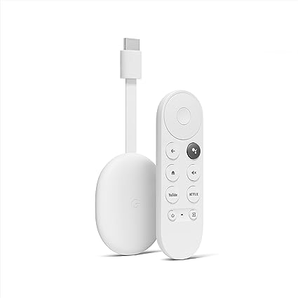 CONTROL REMOTO POR VOZ 4K CHROMECAST 4TA GENERACIÓN WIFI -AMAZON