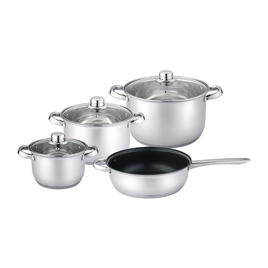 JUEGO DE OLLAS A INDUCCION, GAS Y ELECTRICA 7PZA  -CASTELL