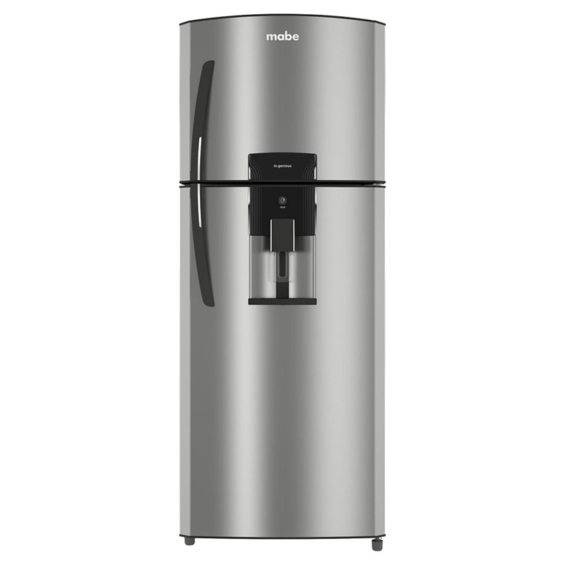REFRIGERADORA 378LT NO FROST TOP MOUNT INOX/-MABE