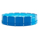 PISCINA RED METALICA 4.57X4.57X1.22 AZUL-INTEX