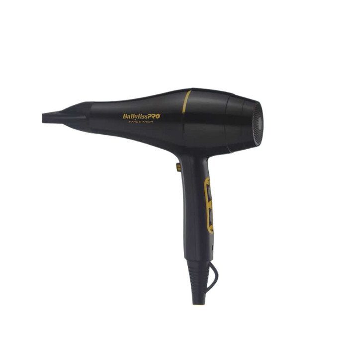 SECADORA DE CABELLO 2000WATTS PRO GOLD PROFECIONAL NEGRO-BABYLISS