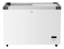 CONGELADOR INDURAMA 306L CON 3 NIVELES DE ENFIAMIENTO Y TAPA DE VIDRIO  63.7X112.4X83.7 BLANCO/-INDURAMA