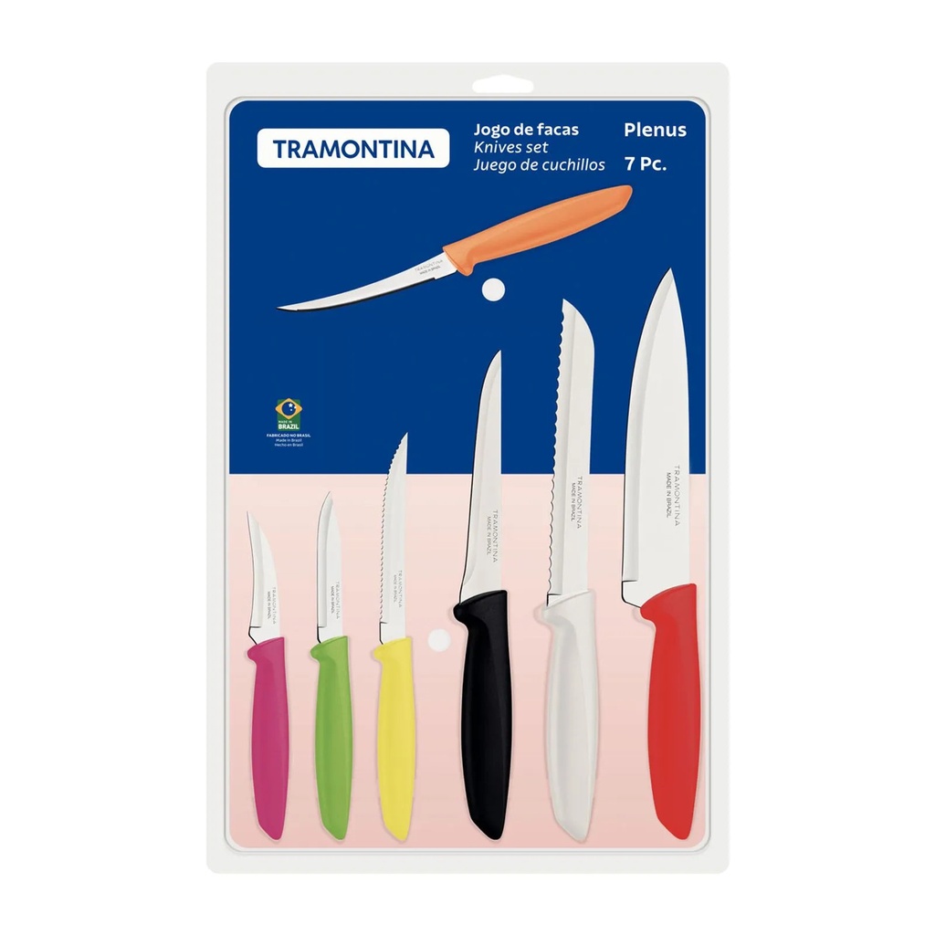 SET DE CUCHILLO DE 7PZ -TRAMONTINA