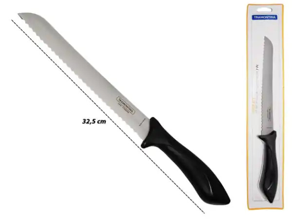 CUCHILLO PARA PAN 8" AFFILATA -TRAMONTINA
