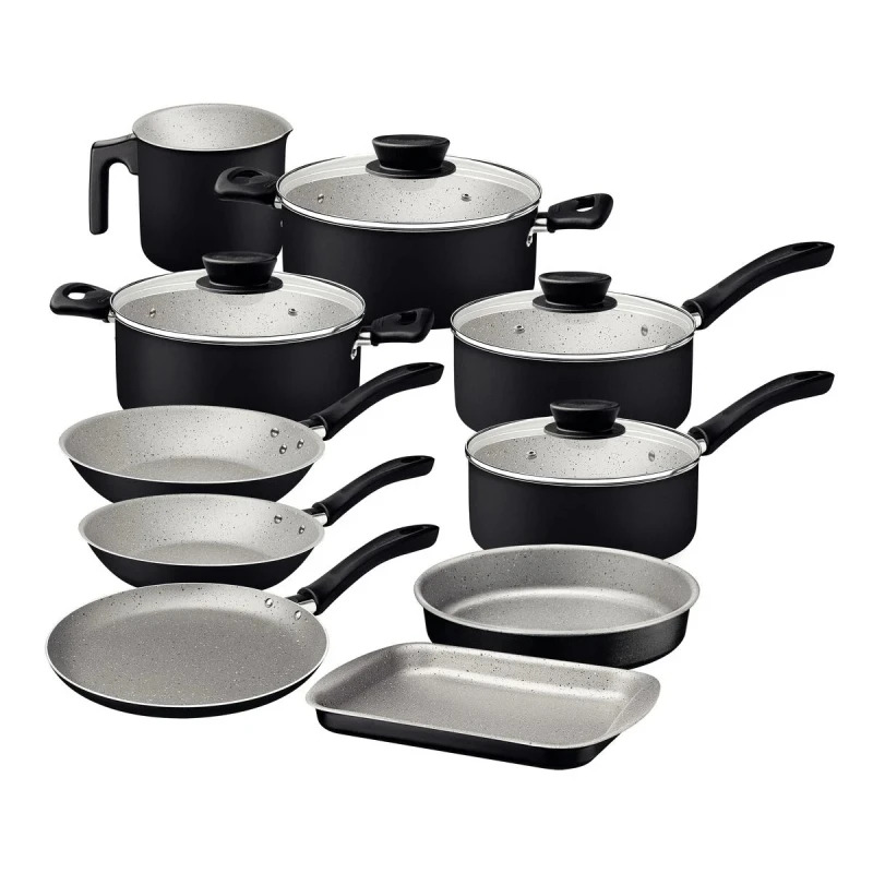 JUEGO DE OLLAS  X10 PZAS LINZ -TRAMONTINA