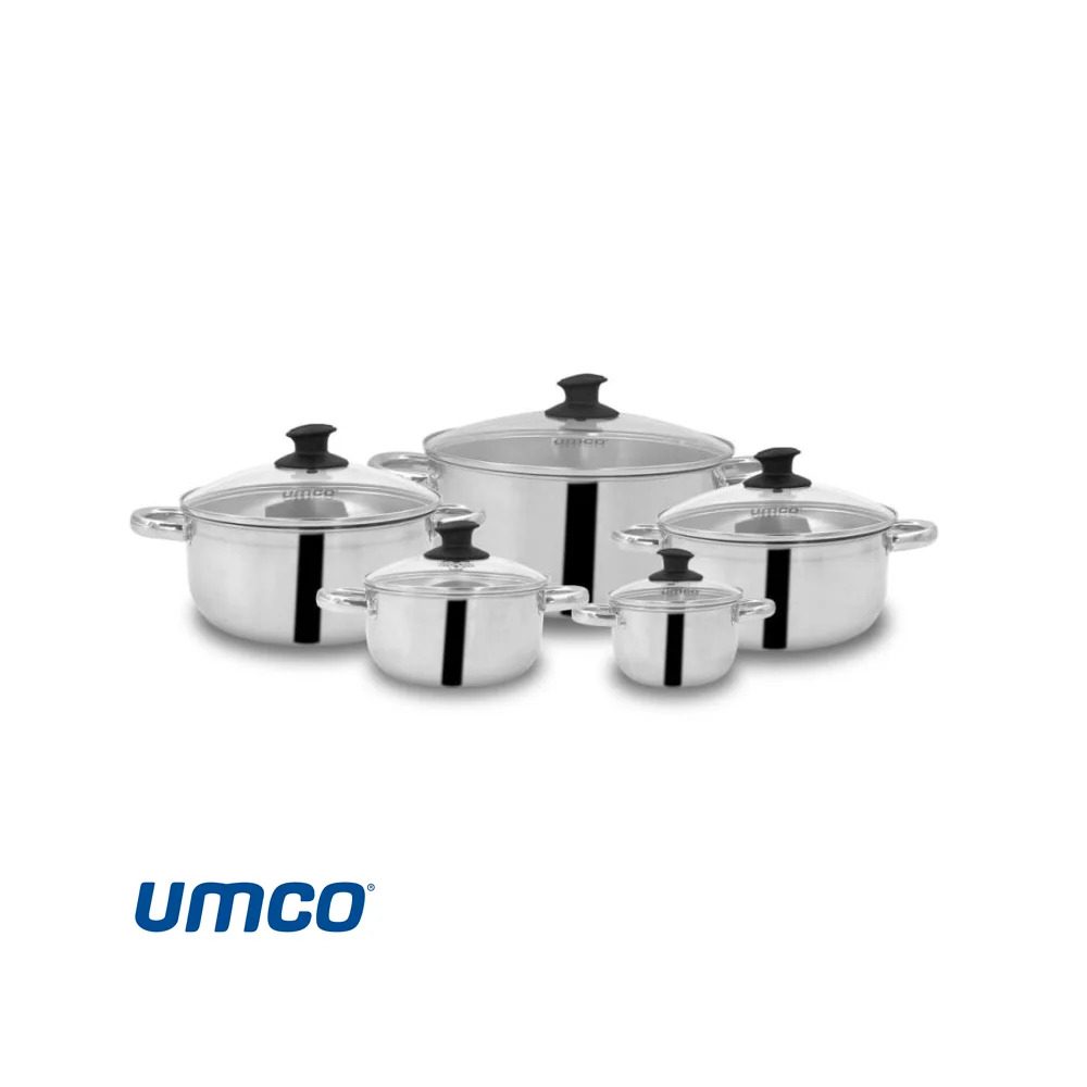 JUEGO DE OLLAS DE ACERO 14-24 -UMCO