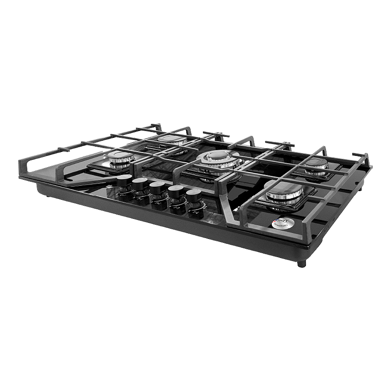 ENCIMERA BARCELONA I A GAS 5Q VIDRIO NEGRO BP