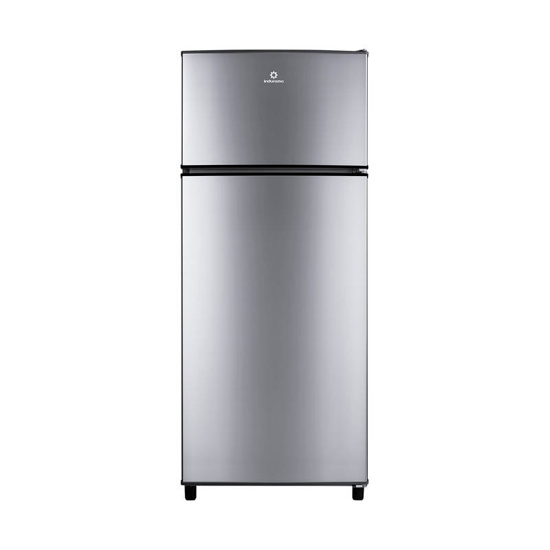REFRIGERADORA TOP MOUNT 262LT ANTIHUELLA MANIJA LATERAL 68X61.5X147CM CROMA/-INDURAMA