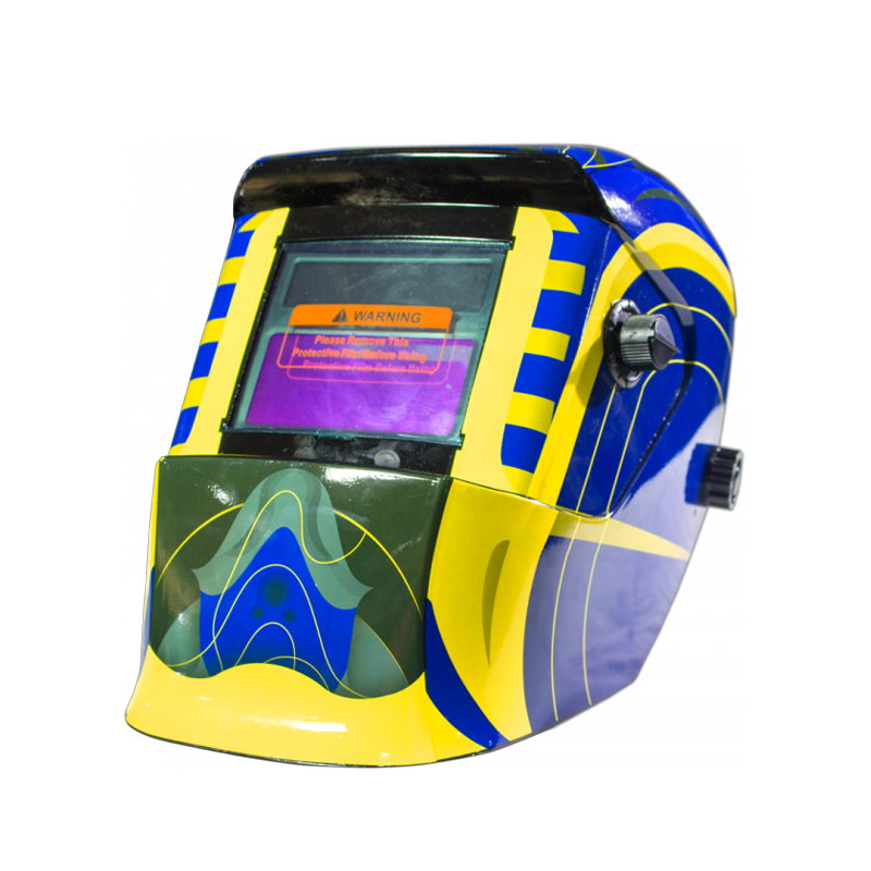 MASCARA ELECTRONICA (90X35MM) AMARILLA/AZUL -BP