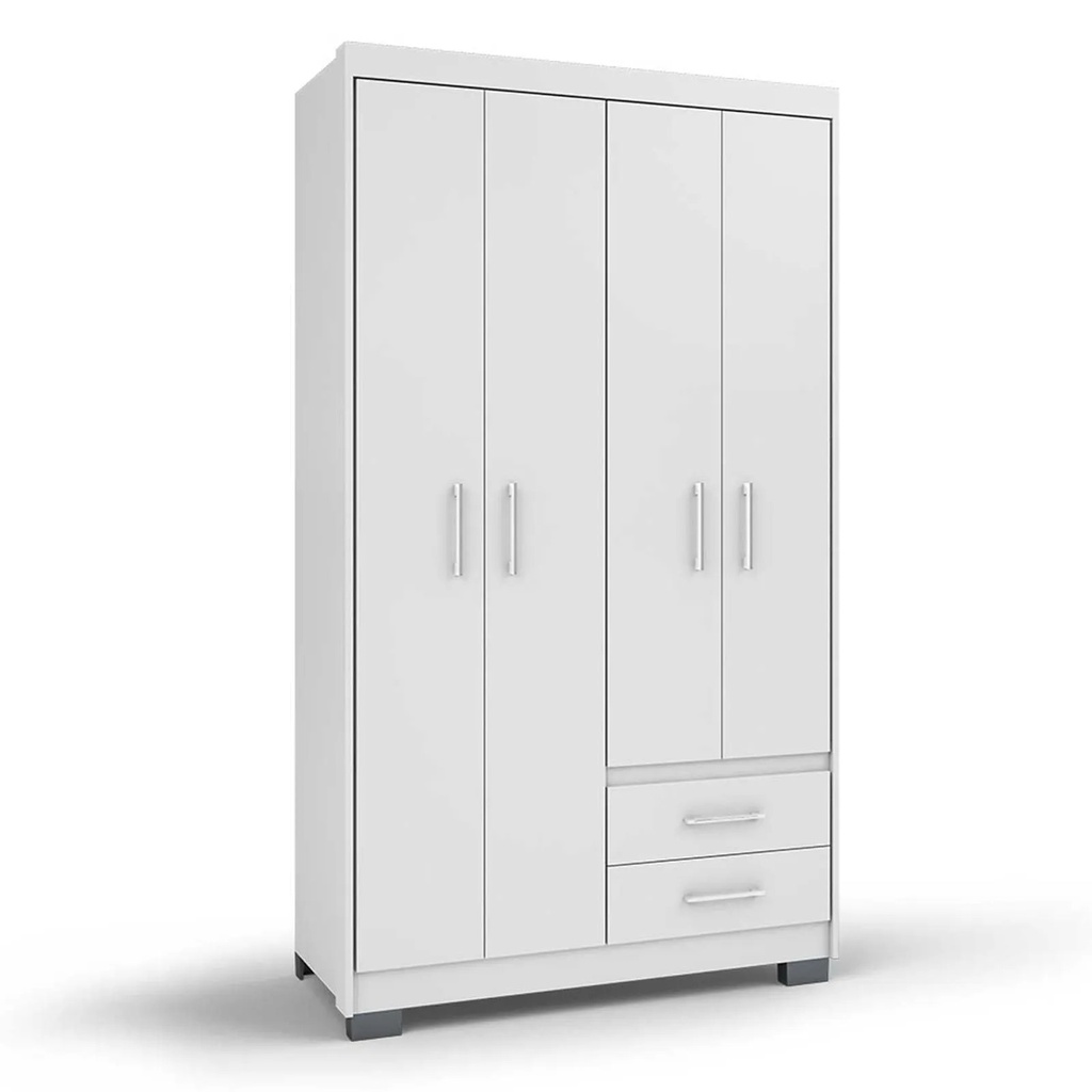 ROPERO PRIMACY 4PTAS 2 CAJONES BLANCO/-BATROL