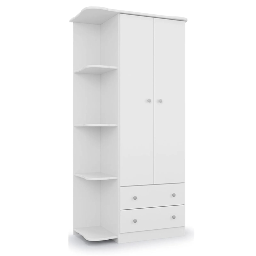 ROPERO 2P 2C NEW BABY BLANCO/BLANCO -BATROL