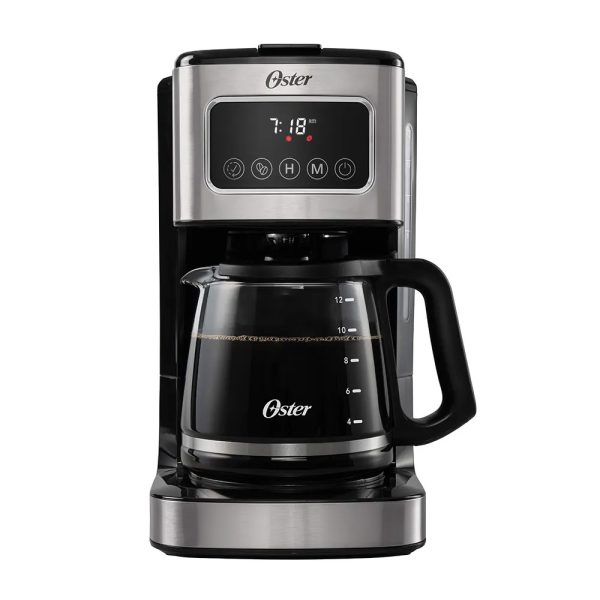 CAFETERA 900W 12 TAZAS FILTRO P/TACTIL NEGRO -OSTER