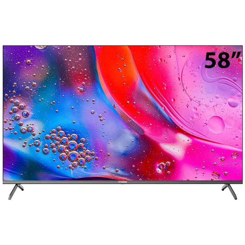 TELEVISOR LED SMART UHD 4K 58" GOOGLE TV NEGRO/-HYUNDAI