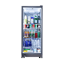 VITRINA VERTICAL 285LT CON 3 NIVELES DE TEMPERATURAS 0 °C A -6ºC 73X74X156.5CM GRIS/-INDURAMA