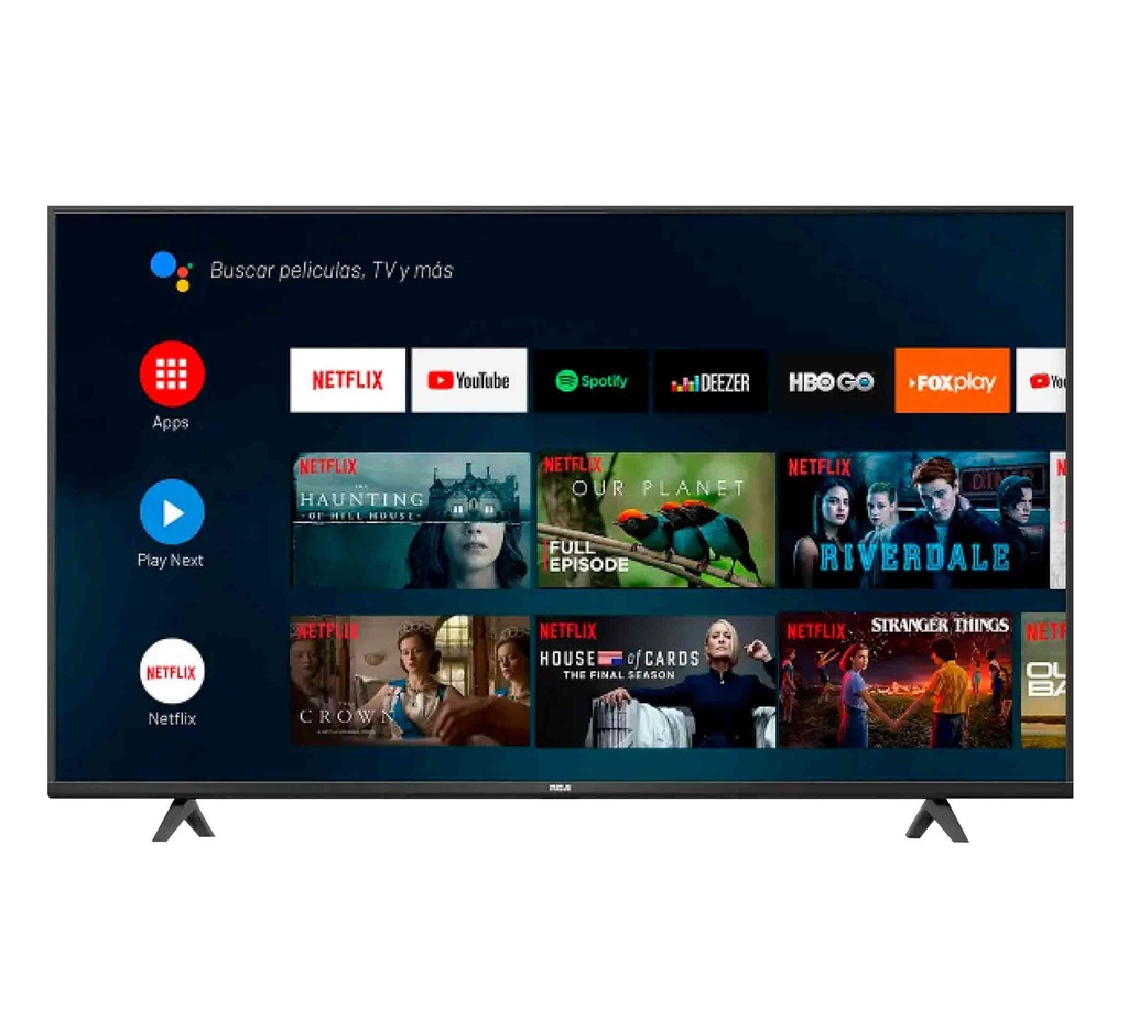 TELEVISOR UHD 4K 50" GOOGLE TV NEGRO/-RCA