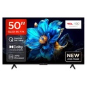 TELEVISOR SMART UHD QLED 4K 50"GOOGLE TV NEGRO/-TCL