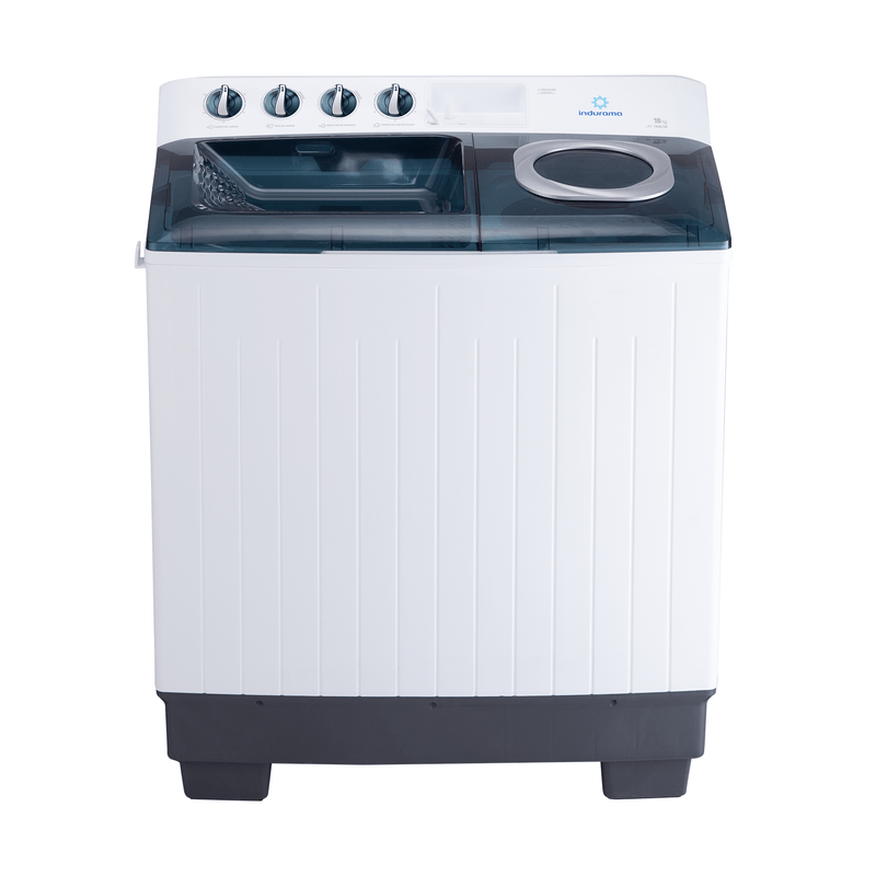 LAVADORA SEMIAUTOMÁTICA 2 MOTORES INDEPENDIENTE CENTRIFUGADO PLUS 58X120X102CM BLANCO/-INDURAMA