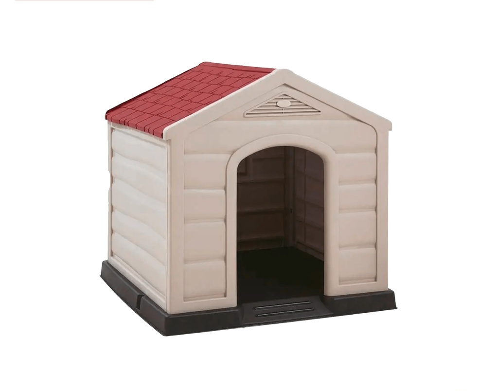 CASA PARA PERRO GRANDE TECHO ROJO -RIMAX 12700-XP