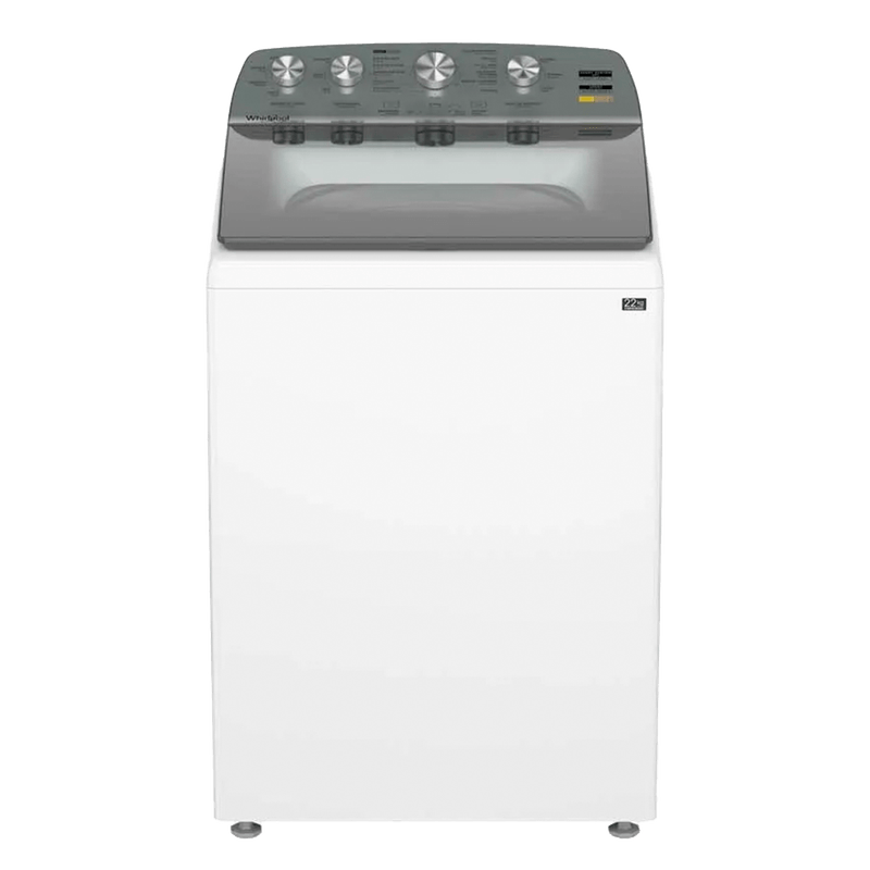 LAVADORA DE ROPA 22KG CON AGITADOR REMOVIBLE BLANCO/-WHIRLPOOL