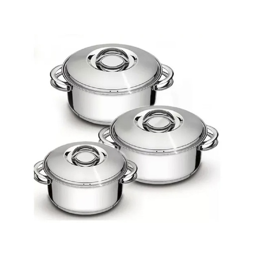 [65510/740] JUEGO DE OLLAS 3PZ  65510/740- TRAMONTINA