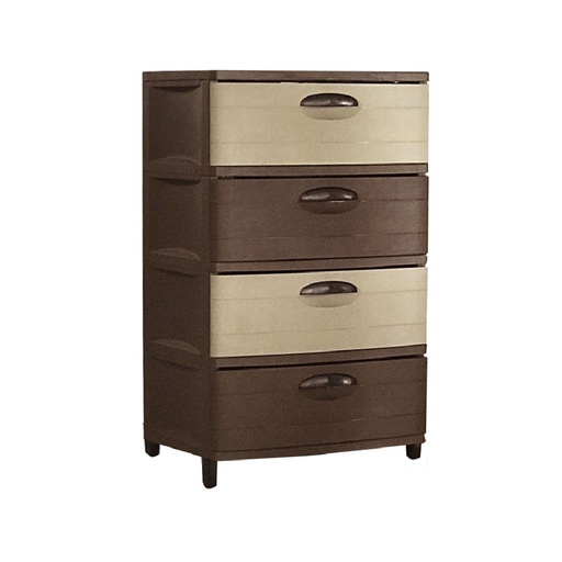 [CAJONERA SUPER MADEIRA 4P BEIGE] CAJONERA SUPER MADEIRA 4 PISOS BEIGE PICA