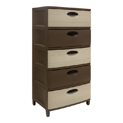 [CAJONERA SUPER MADEIRA 5P BEIGE] CAJONERA SUPER MADEIRA 5 PISOS BEIGE