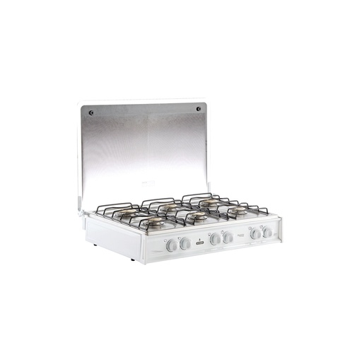 [RAGAZZA C/T LX] COCINETA RAGAZZA 6 QUEMADORES CON TAPA LX A.GAS ECOLINE