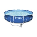 PISCINA REDONDA METAL SET  - INTEX