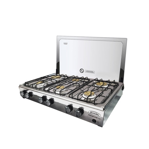 [POMPEYA 6Q PREMIUM] COCINETA POMPEYA 6Q PREMIUM A GAS ENCEND ELÉCTRICO