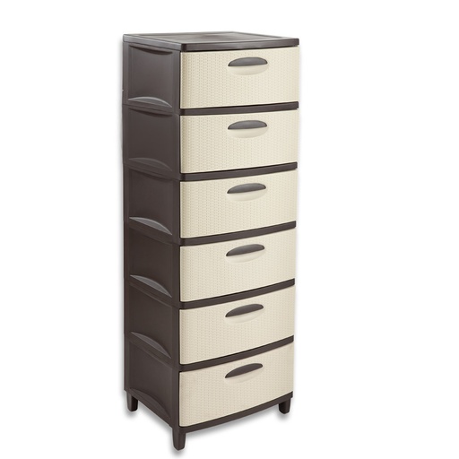 [CAJONERA NOVA 6P BEIGE] CAJONERA NOVA 6 PISOS BEIGE PICA