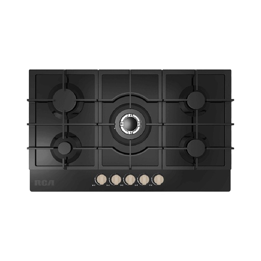 [90G-060] "ENCIMERA A GAS RCA 90G50ME060 5 QUEMADORES VITROCERAMICA HORNILLAS ANTI DERRAMES"