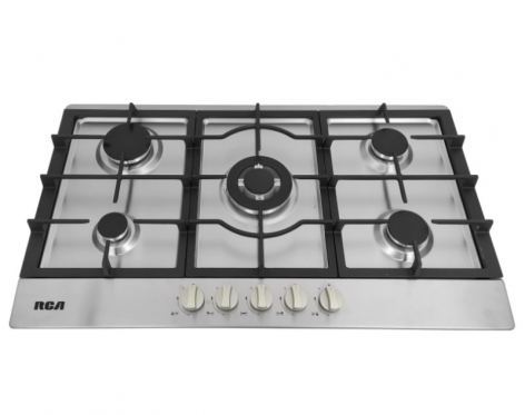 [90S-005] ENCIMERA A GAS RCA 5 QUEMADORES 90S-005 QUEMADOR ULTRARAPIDO ACERO INOXIDABLE