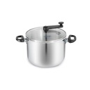 OLLA P/CANGUILERA MANUAL 24CM 5.5LT PLATEADO - UMCO