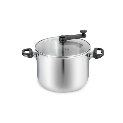 [2045] OLLA P/CANGUILERA MANUAL 24CM 5.5LT PLATEADO - UMCO