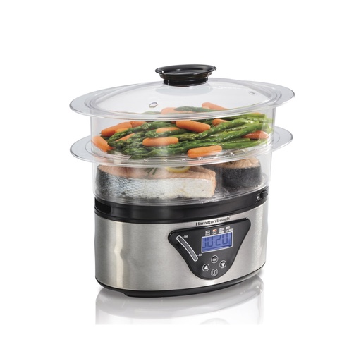 [37530Z] VAPORERA DIGITAL 5.2LT CROMA - HAMILTON BEACH