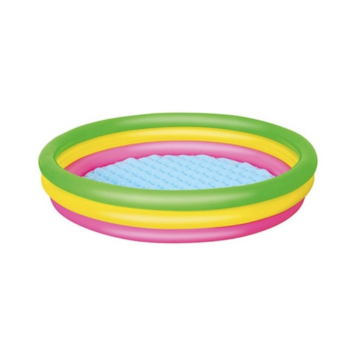 [51103] PISCINA INFLABLE ACOLCHONADA 1.52X30CM - ALESSA