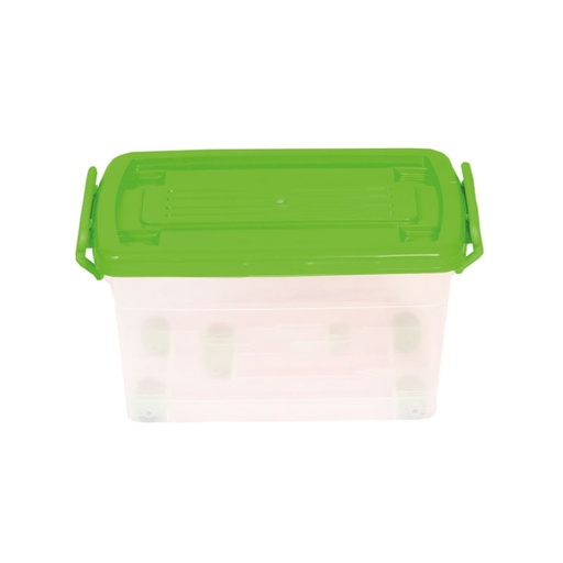 [ORGANIZADOR MOVIL 2.VERDE NEON] ORGANIZADOR MOVIL 2 TRACK CON RUEDA TRANSPARENTE/VERDE - PLAPASA