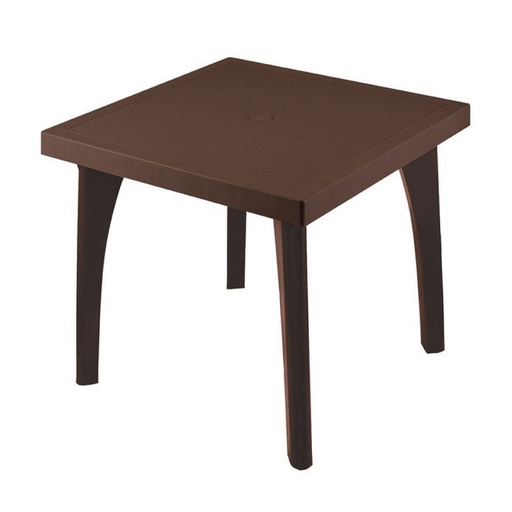 [MESA RATAN GLAMOUR CAFE] MESA PLASTICA RATAN GLAMOUR CUADRADA CAFE/-PICA