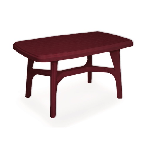 [MESA RECTA SEVILLA VINO] MESA PLASTICA SEVILLA RECTANGULAR CONCHO DE VINO - PICA